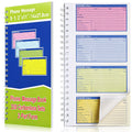 Sinmoe 1 Pcs Spiral Bound Phone Message Book 5-1/2' X 11' 2 Part Colorful Carbonless Phone Message Pads Spiral Phone Call Log