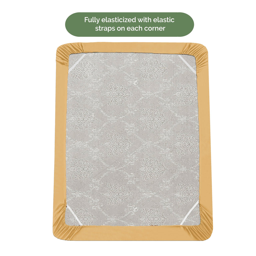 Elegant Comfort 1500 Premium Hotel Quality 18-21 Inches Deep - Extra Deep Pocket Single Fitted Sheet For High Mattress, Luxury And Softest, Smart Pocket - Wrinkle Free, Twin/Twin Xl, Gold