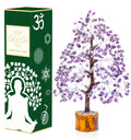 Amethyst Crystal Tree of Life - Handmade Gemstone Tree, Chakra Tree of Life, Healing Crystal Tree, Feng Shui Tree Decor, Crystal