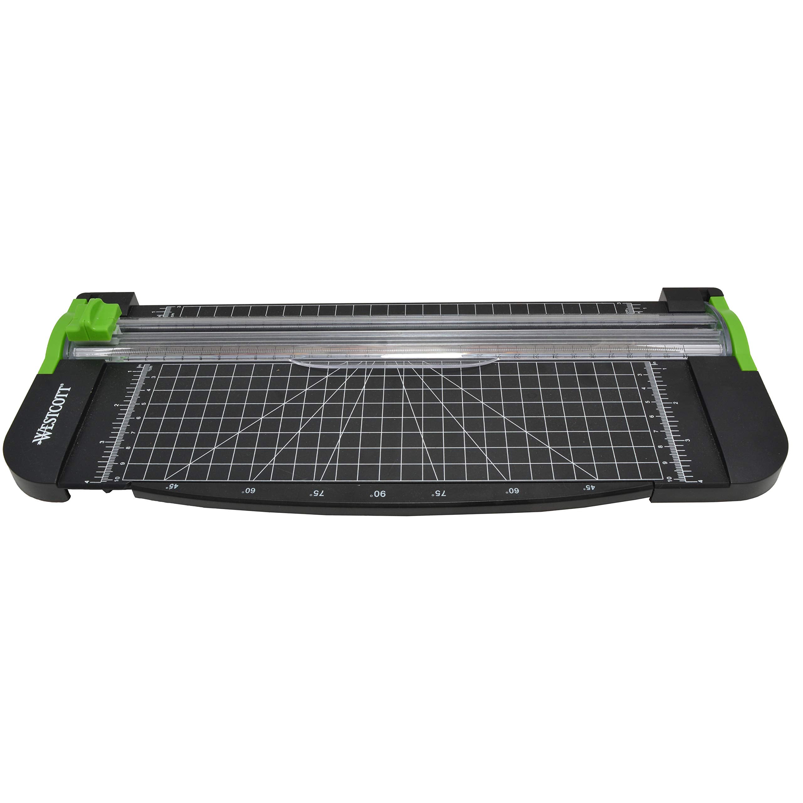Westcott Paper Cutter 12' Paper Trimmer Scrapbooking Tool, Black