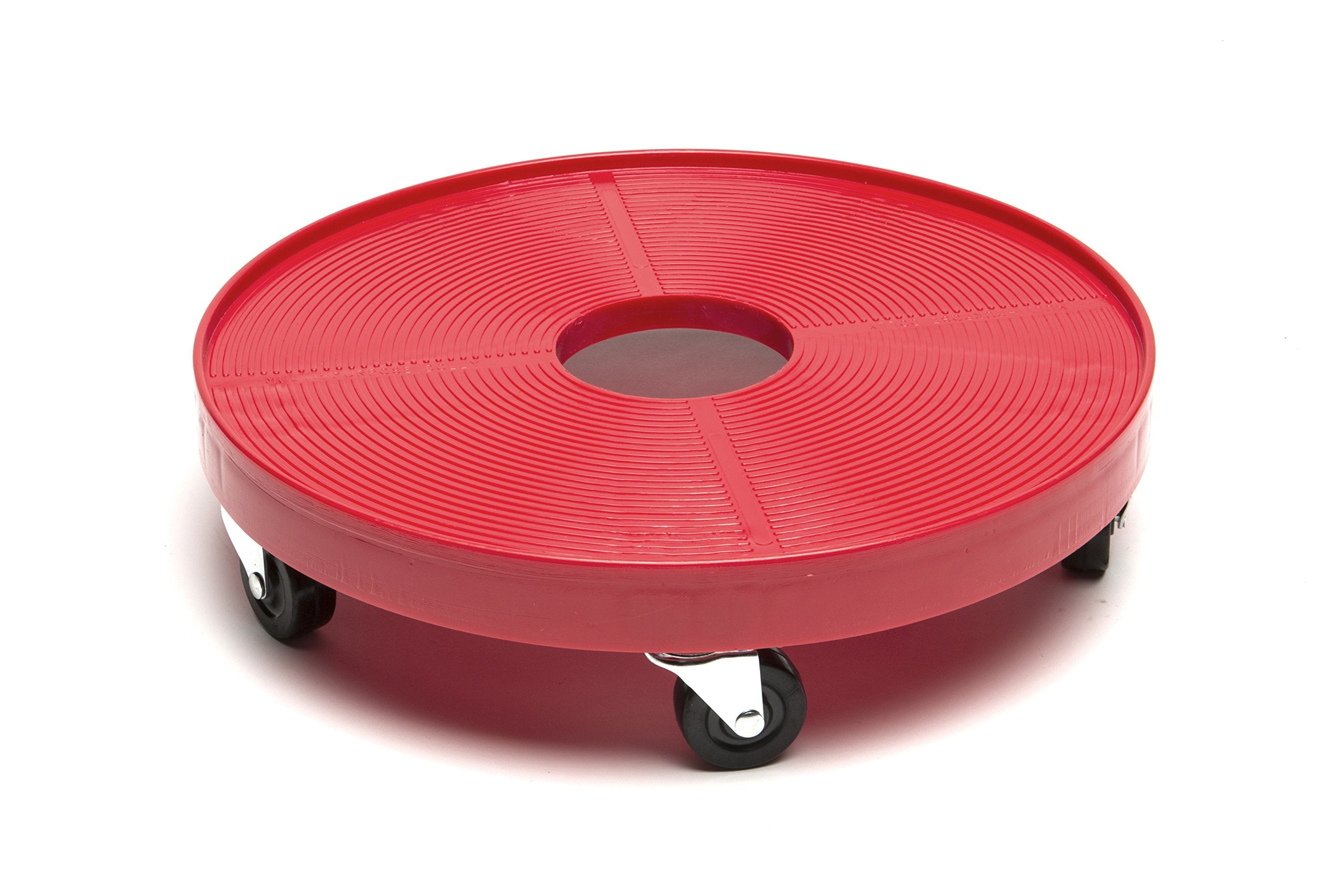 DeVault Enterprises ICD 3000 Heavy Duty 16 Inch Half Barrel Rolling Keg Dolly/Caddy 500lbs. Capacity with Steel Swivel Casters a