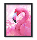 Poster Master Vintage Illustration Poster - Retro Animal Print - Gift for Artist, Friend - Flamingo, Summer, Tropical, Watercolo