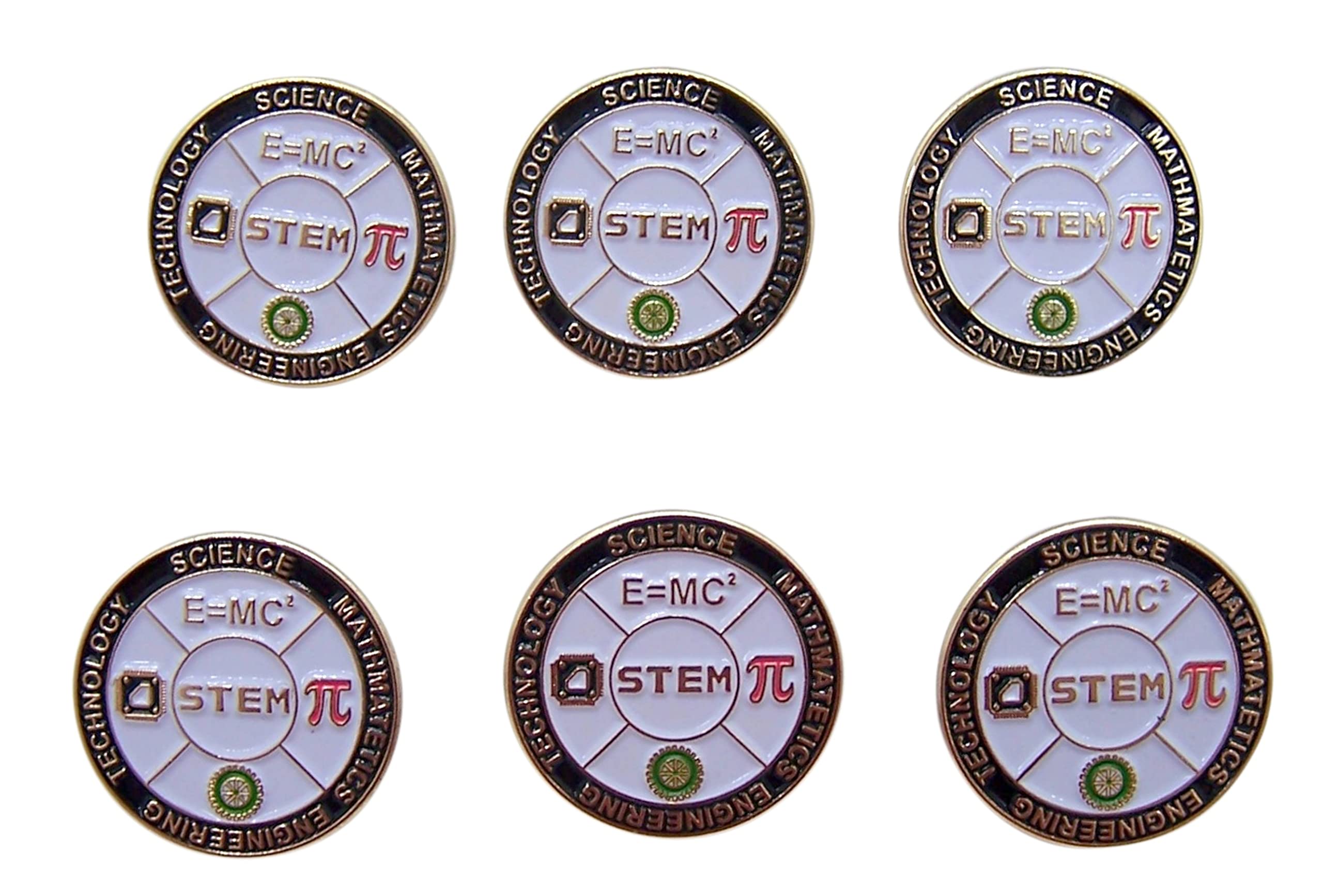 Stem Education Lapel Pin, Youth Enrichment Award, 1 Inch