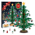 LIHAO Christmas Advent Calendar 2024, 24 Days Countdown Christmas Tree Ornaments Surprise Advent Calendar Set with 24 Pcs Christ