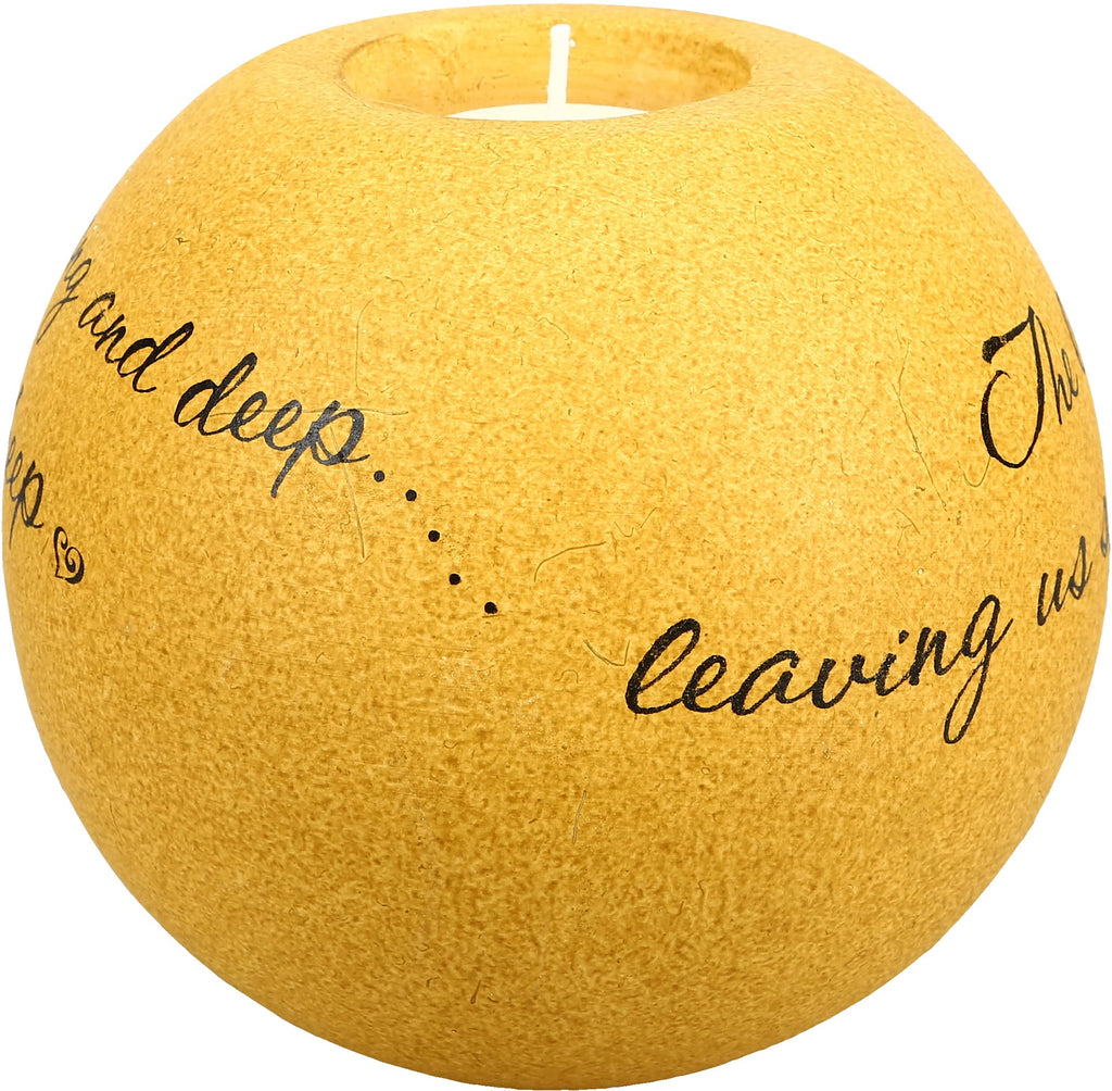 Pavilion Gift Company 5676 Comfort Candles 5-Inch Round Candle Holder, Family