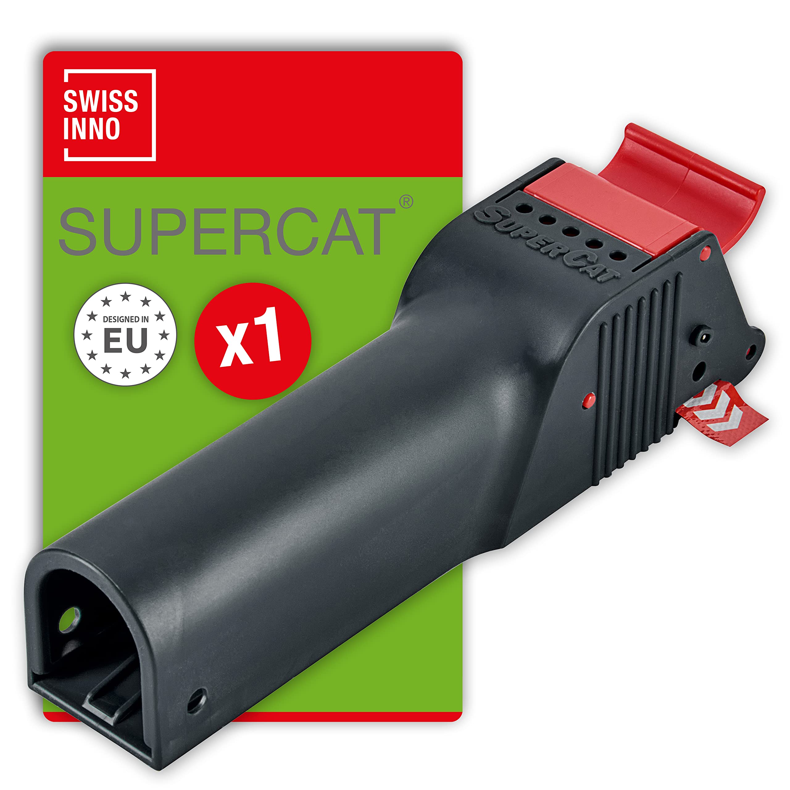 Swissinno Mouse Trap Indoor For Home - Quick Humane Mice Kill - Outdoor Rat Trap - Tunnel No See No Touch Rodent Snap Catcher -