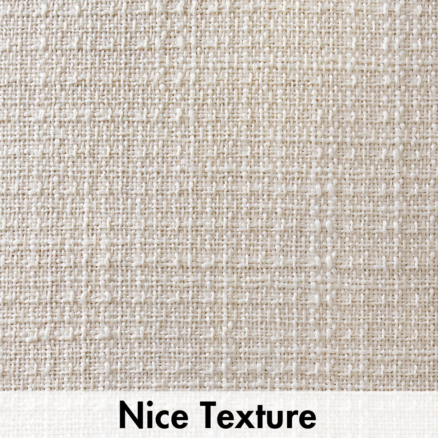 Miulee Burlap Linen Throw Pillow Covers 24X24 Inch Christmas Cream White Decorative Pillow Covers Modern Farmhouse Pillowcases S