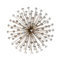 Stratton Home Decor Bronze Acrylic Burst | Metal And Acrylic Art Deco Wall Art | Easy To Mount Sunburst Wall Decor With A Bronze Finish | Mid Century Modern Wall Decor For Any Room | 24”X1.5”X24”