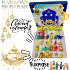 Ramadan Advent Countdown Calendar Ramadhan Muabarak Gift Ramzan Surprise Calendar Box For Kids Gift For Boys 13'X13' [Age 4,5,