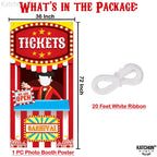 Katchon, Carnival Ticket Booth Stand Banner - 72X36 Inch | Carnival Theme Party Decorations | Carnival Decorations For Carnival