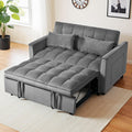 Skepphlay 3 in 1 Sleeper Sofa Bed, Pull Out Couch, Convertible Futon Loveseat with krest, Dinotefuran Living Room Chaise Lounr H