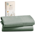 California Design Den 100% Cotton Pillowcases Queen Size Set Of 2, Standard/Queen Size Pillowcases - Soft & Cooling Sateen Weave Cases, For Queen And Standard Size Pillows - Sage Green