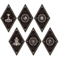 6 Pieces Nordic Vikings Wood Sign Celtic Drakkar Rune Wall Decor Scandinavian Vikings Boat Hanging Wooden Signs Mediaeval Wall P