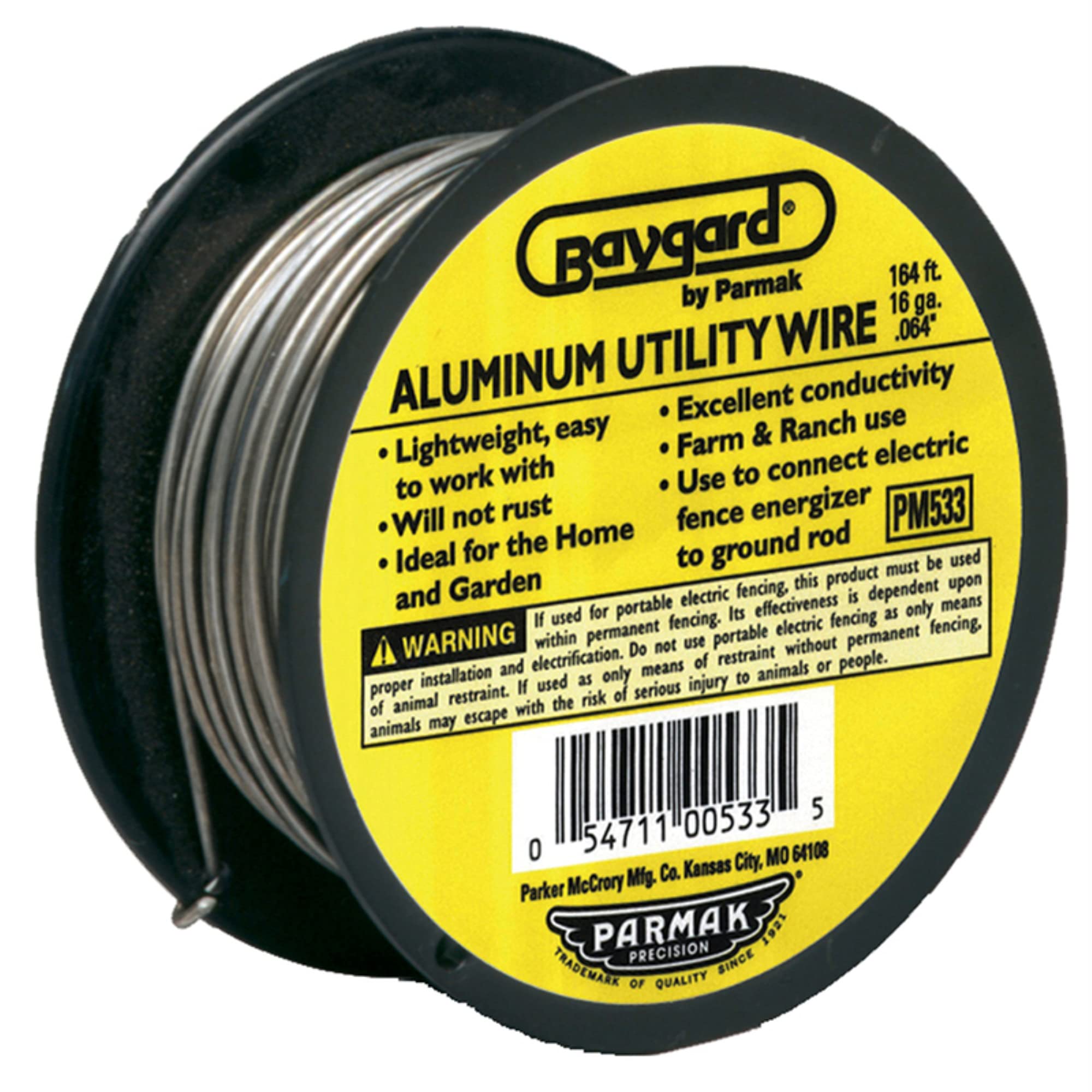 Baygard Electric Fence 16 Gauge Aluminum Wire - 164 Feet 00533