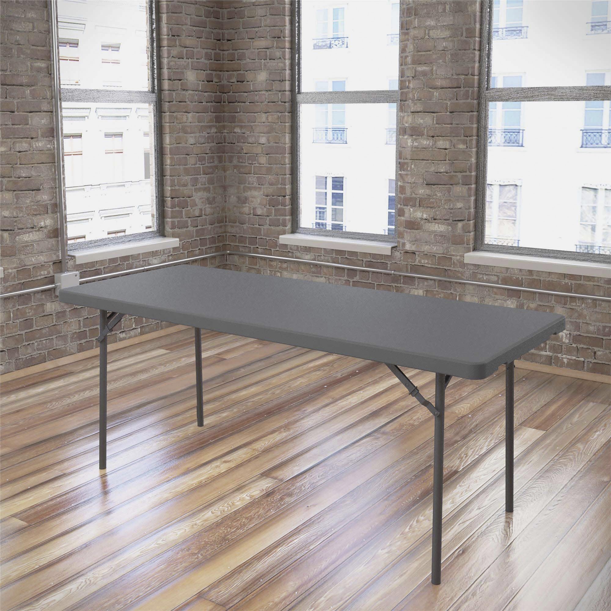Dorel Industries Folding Table,Grey