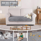 Taococo 100% Waterproof Sofa Cushion Cover Reversible Couch Seat Cover For Dogs Pets Loveseat Couch Cover For Sectional Sofa U S