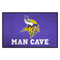 FANMATS 14329 NFL - Minnesota Vikings Man Cave Starter Mat Accent Rug - 19in. x 30in. | Sports Fan Home Decor Rug and Tailgating