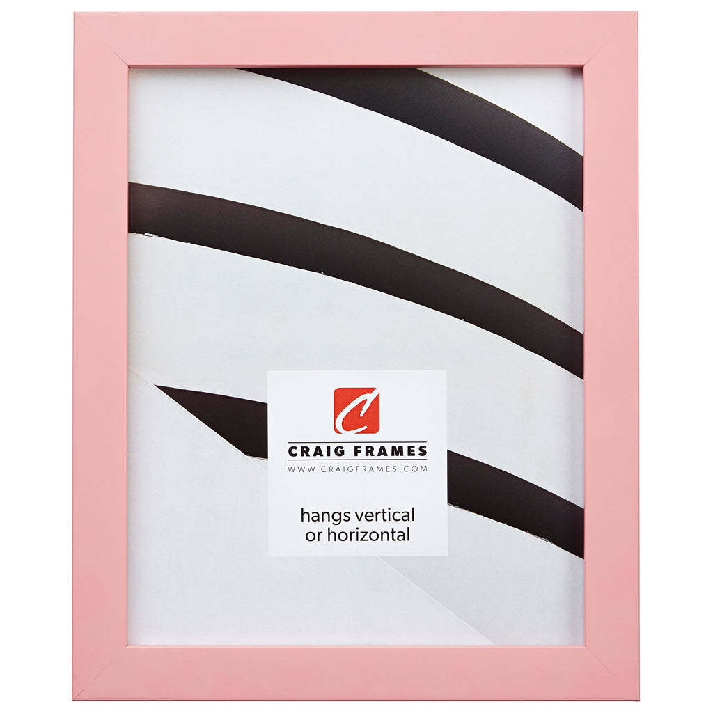 Craig Frames Confetti, Modern Light Pink Picture Frame, 14 x 22 Inch