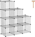 Snazzy Wire Cube Storage, 9Cube Organizer Metal, Wire C Grids Storage, Storage Bins Shelf, Modular Bookshelf, Closet Cabinet Id