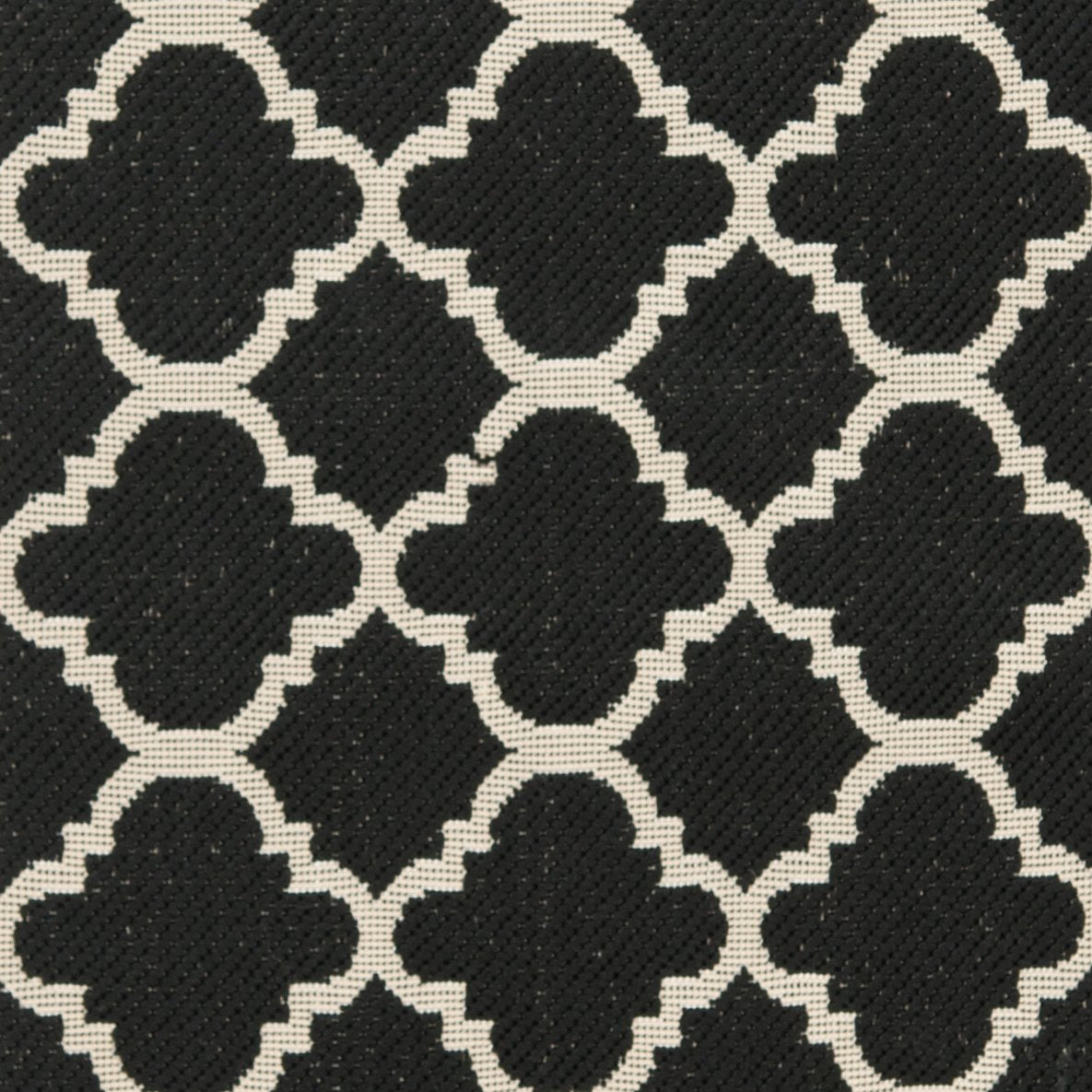 Safavieh Courtyard Collection Accent Rug - 2'3' X 5', Black & Beige, Trellis Design, Non-Shedding & Easy Care, Indoor/Outdoor & Washable-Ideal For Patio, Backyard, Mudroom (Cy6918-226)