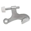 10 Pack Rok Hardware Adjustable Heavy Duty Hinge Pin Door Stop In Brushed Chrome Finish, Rokdsp1Bac