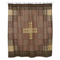 Vhc Brands Prescott, Rustic, Bath Decor, Shower Curtain Unlined, 72X72, Brown
