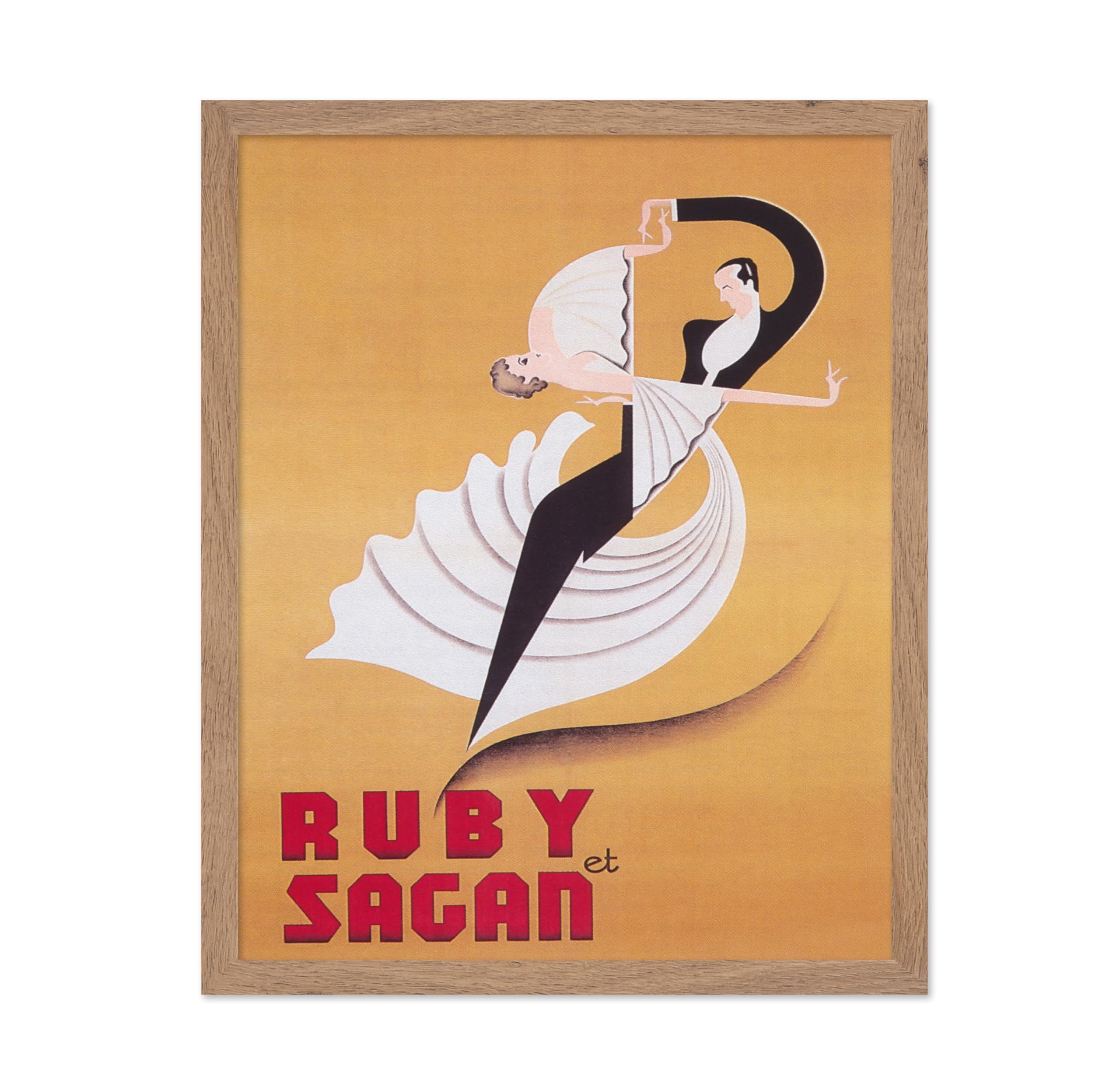 Poster Master Dance Wall Art - Ballroom Vintage Print - Art Deco Ballroom Poster - Ruby Et Sagan Poster - Great Wall Decor Gift 