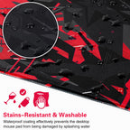 Canjoy Gaming Mouse Pad, Extended Mouse Pad 31.5X15.7Inch Xxl Large Big Computer Keyboard Mouse Mat Desk Pad With Non-Slip Base