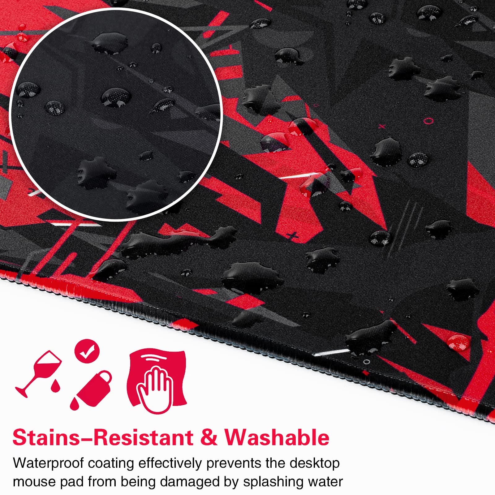 Canjoy Gaming Mouse Pad, Extended Mouse Pad 31.5X15.7Inch Xxl Large Big Computer Keyboard Mouse Mat Desk Pad With Non-Slip Base