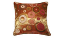 Chenille Candy 18 X 18 Decorative Cushion Cover  Brass