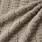 Miulee Pack Of 4 Light Brown Corduroy Decorative Throw Pillow Covers 20X20 Inch Soft Boho Striped Pillow Covers Modern Farmhouse Home Decor For Sofa Living Room Couch Bed