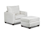 American Furniture Classics Relay Linen Upholstered Chair, Soft Washed Cream Tweed