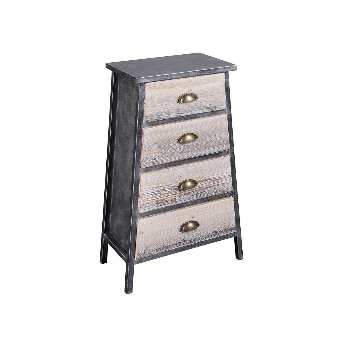 4D Concepts Claremont Collection 4 Drawers, Gray