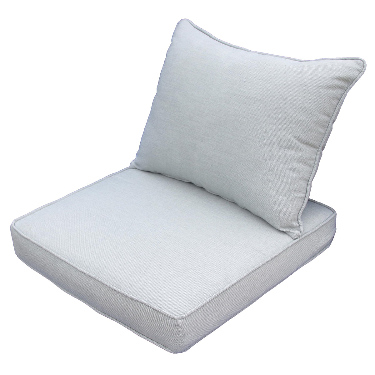 Generic Outdoor Patio Furniture Replacement Cushions,24X24X5 Inch Deep Seat Chair Seat Back Cushion Set,All Weather Breathable S