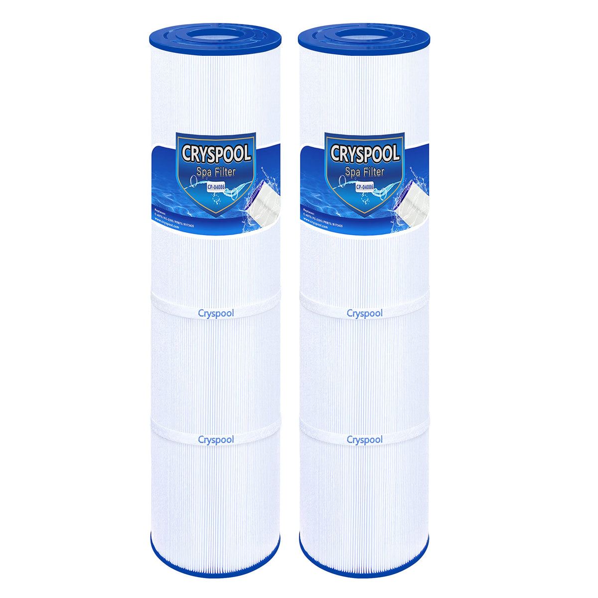 Cryspool Spa Filter Compatible With Rainbow Rtl-75, Custom Molded Products 25390, Unicel C-4975, Prb75, R173435, 17-2632,75 Sq.F