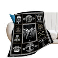 Medieval Viking Blanket Viking Decor Throw Blanket Warm Soft Plush Lightweight Fleece Flannel Blanket Cool Gifts For Vikings Men