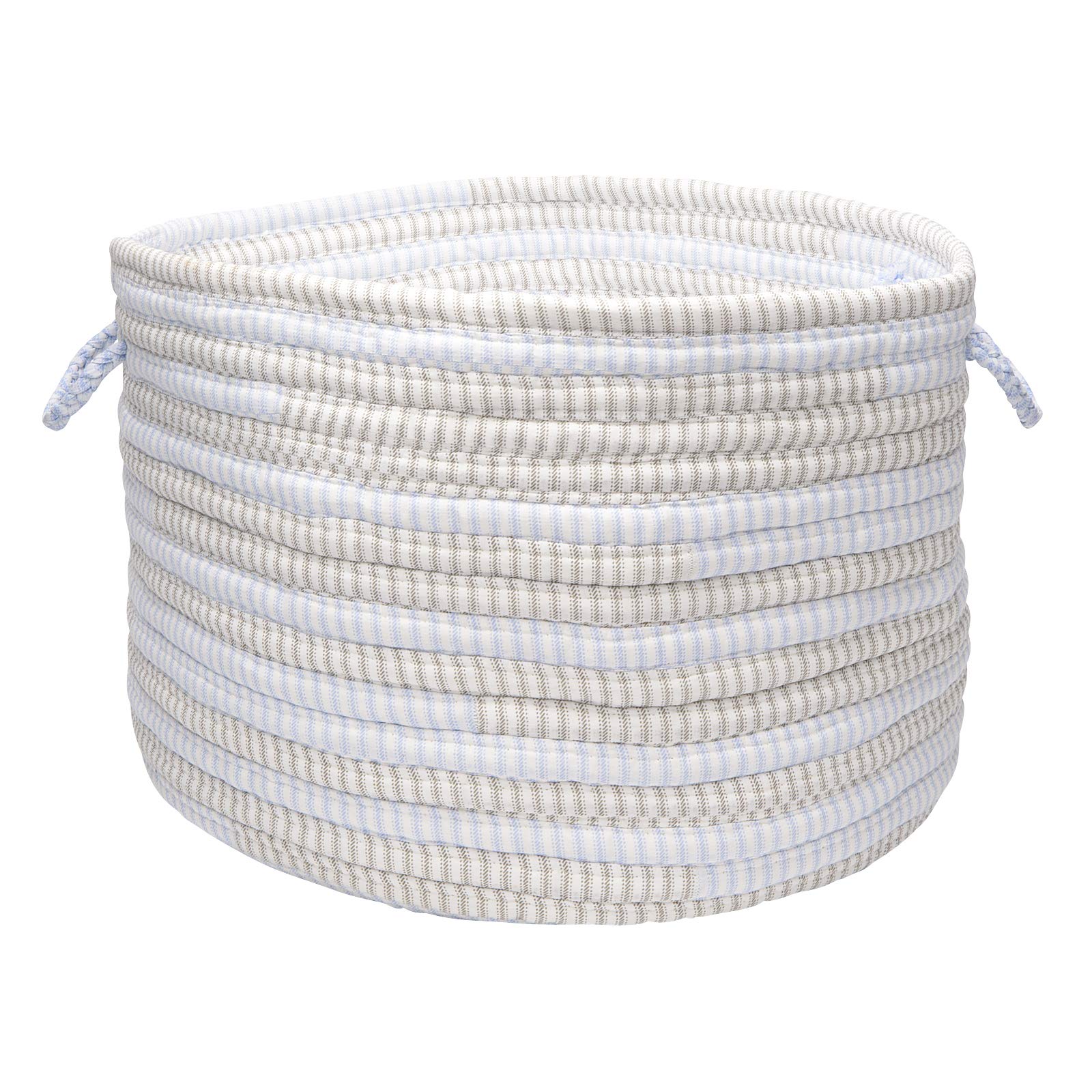 Colonial Mills Bella Nursery Basket, 14"X14"X10", Blue Grey