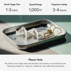 OPTATUM Paper Incense - 48pcs Vintage Tin Case, Cedarwood & Hinoki, Long-Lasting Fragrance, Eliminates Odors in Bathroom & Kitchen