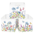 Clastyle 11.8 Flower Storage Basket Set of 3 for Kid Women Toy Clothes Bin
