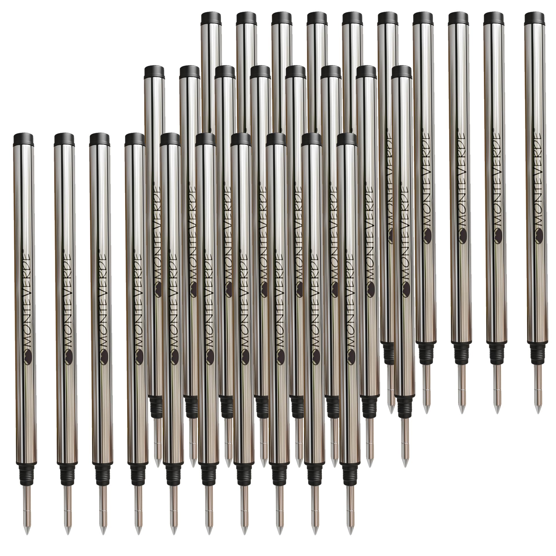 Monteverde Rollerball Refill (To Fit Montblanc), Medium Point, Black