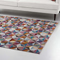 Modway Arisa Colorful Geometric Hexagon Mosaic 5X8 Area Rug In Multicolored