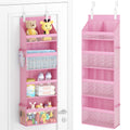 Lifewit Hanging Shelves with Transparent Pockets for Stuffed Toys for Childrens Room
