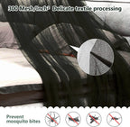 Mosquito Net Bed Canopy For Girls,King Canopy Bed Curtains Full Queen Size From Ceiling,Dome Mosquito Netting Bed Tent Twin Girl
