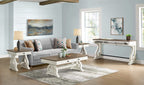 Intercon Drake, Rustic White & French Oak Coffee Tables