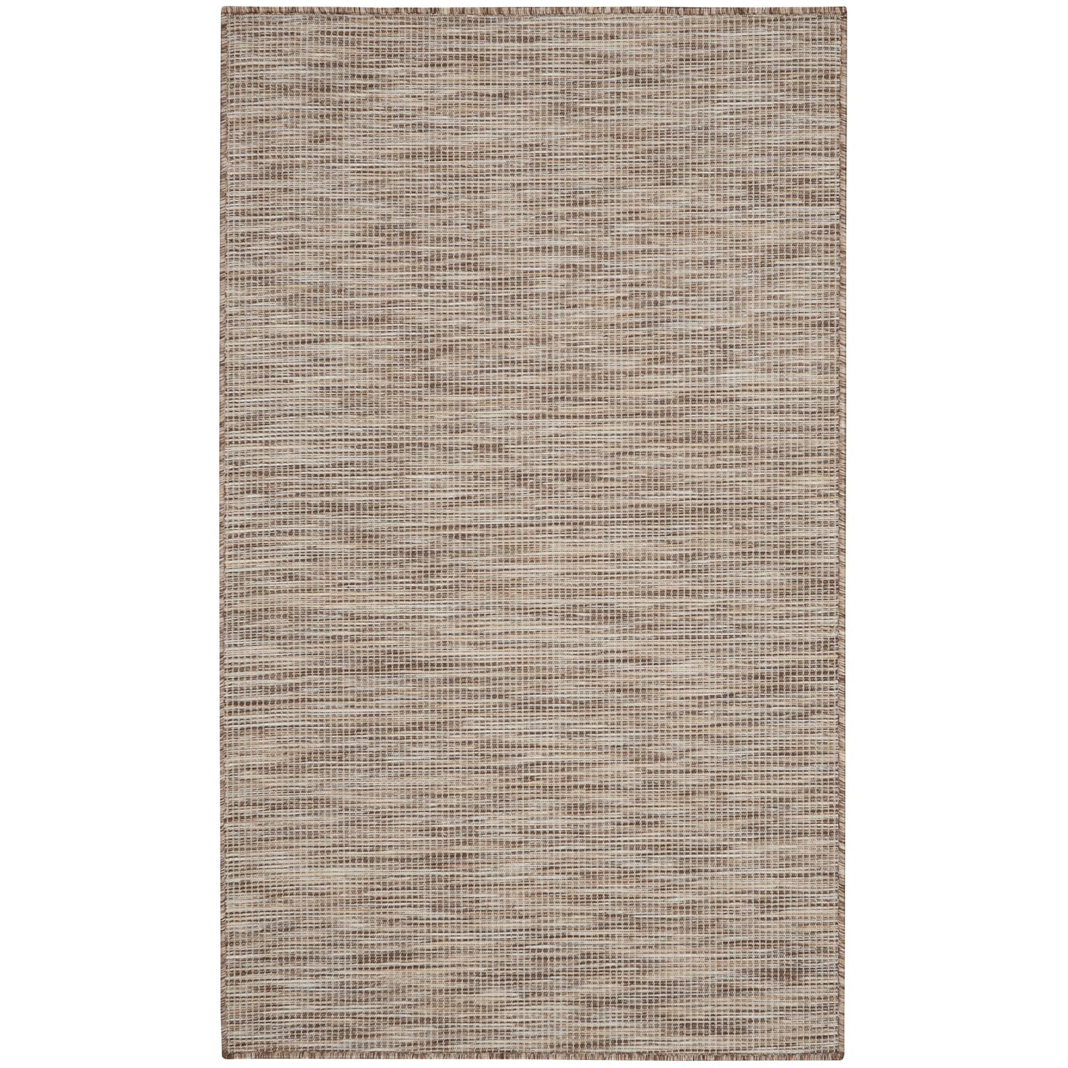 Nourison Positano Indoor/Outdoor Beige 3' X 5' Area Rug, Easy Cleaning, Non Shedding, Bed Room, Living Room, Dining Room, Backya