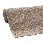 Solid Outdoor Rug For Patio Or Balcony Weatherproof In Mottled Brown, Size: 5'3' X 7'3'