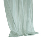 Richmark International Paloma Sheer Dual Header Curtain Panel 52 X 95 In Pale Thyme