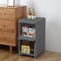 Golden Bird MultiPurpose Foldable Cabinet Drawer Organzier Modular Drawer Kitchen Storage Organizer (Grey, 2 Tier)
