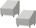 2 Pk - Simplehouseware Patio Lounge Deep-Seat Sofa Cover, 32 X 39 X 29 Inches