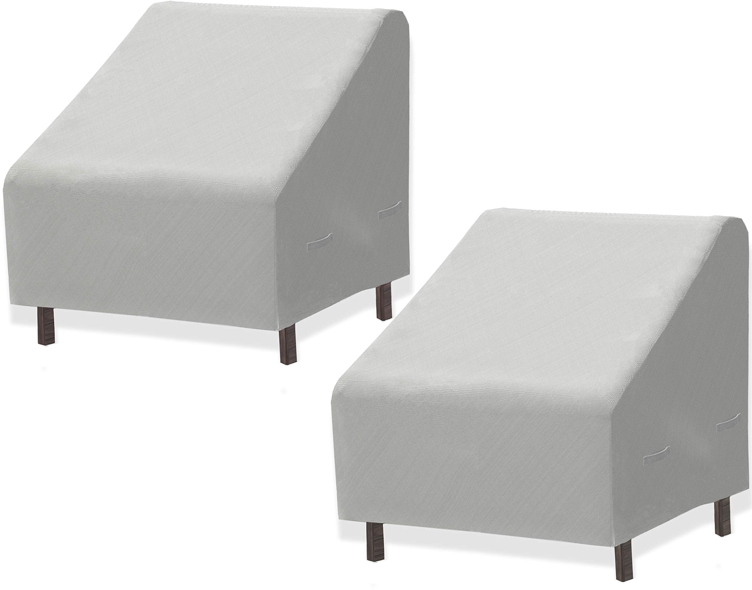 2 Pk - Simplehouseware Patio Lounge Deep-Seat Sofa Cover, 32 X 39 X 29 Inches